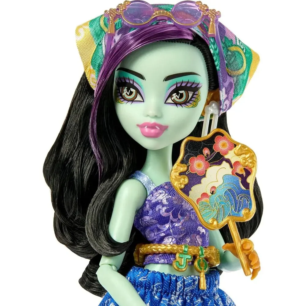 Monster High Skulltimate Secrets Gore-Geous Oasis Jinafire Long Doll NIB